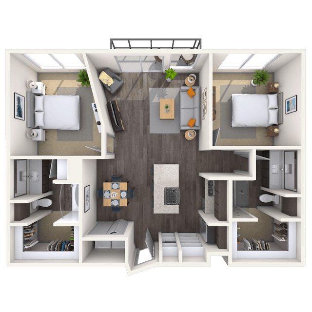 Floorplan image of unit 13095