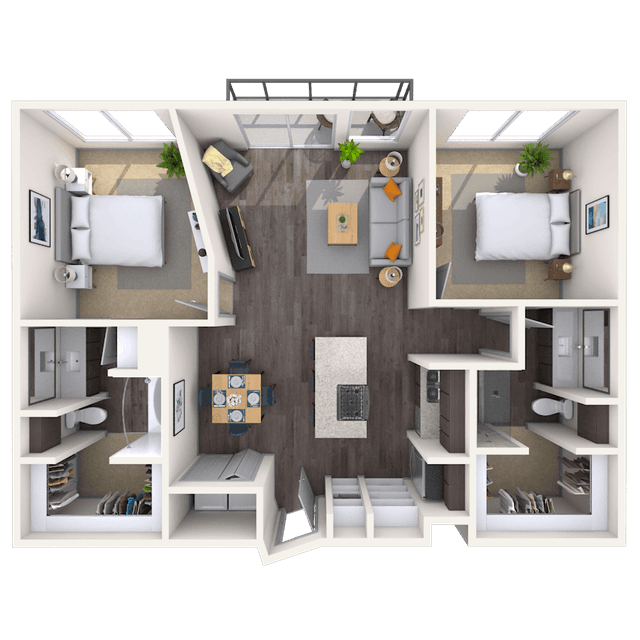 Floorplan image of unit 14080