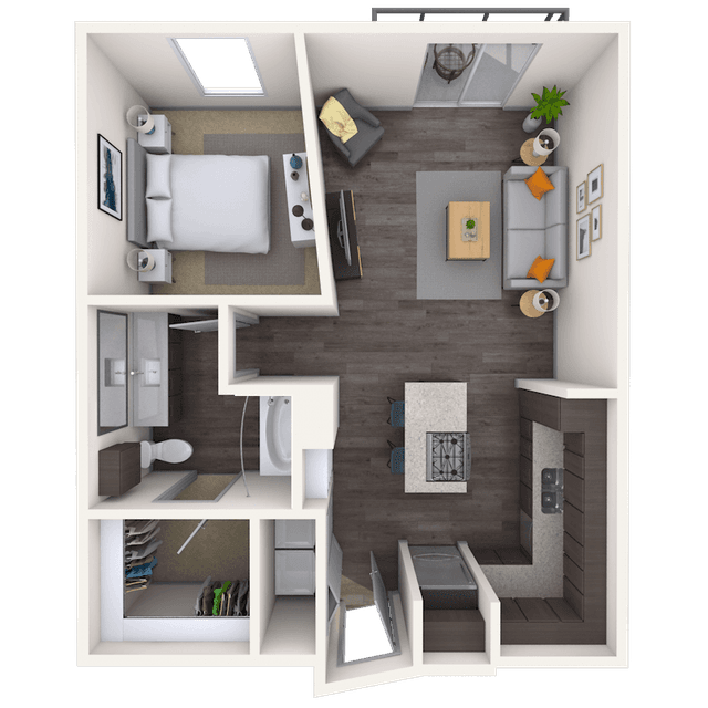 Floorplan image of unit 14085