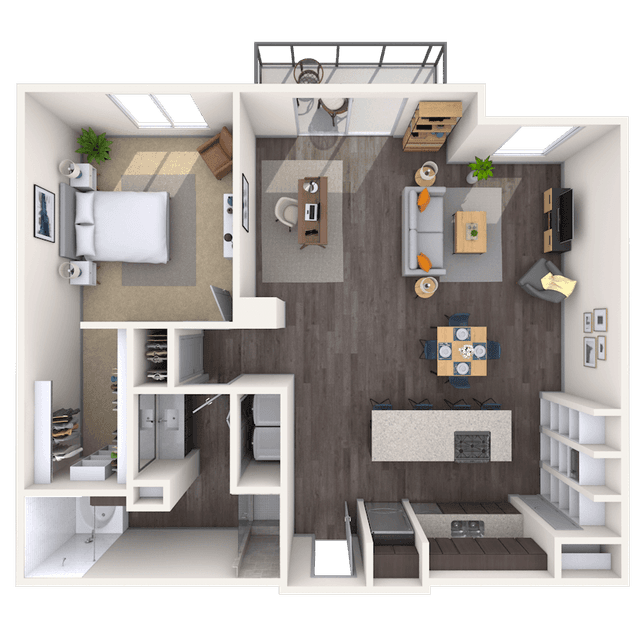 Floorplan image of unit 14106