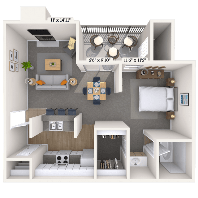 Floorplan image of unit 011026