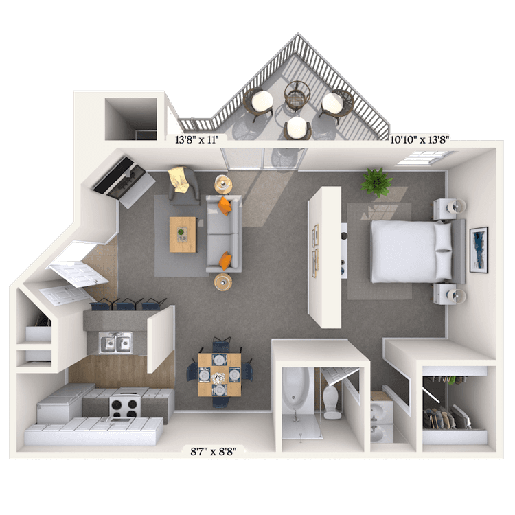 Floorplan image of unit 021026
