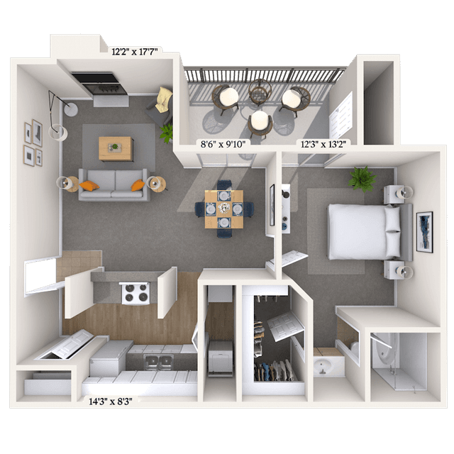Floorplan image of unit 011813