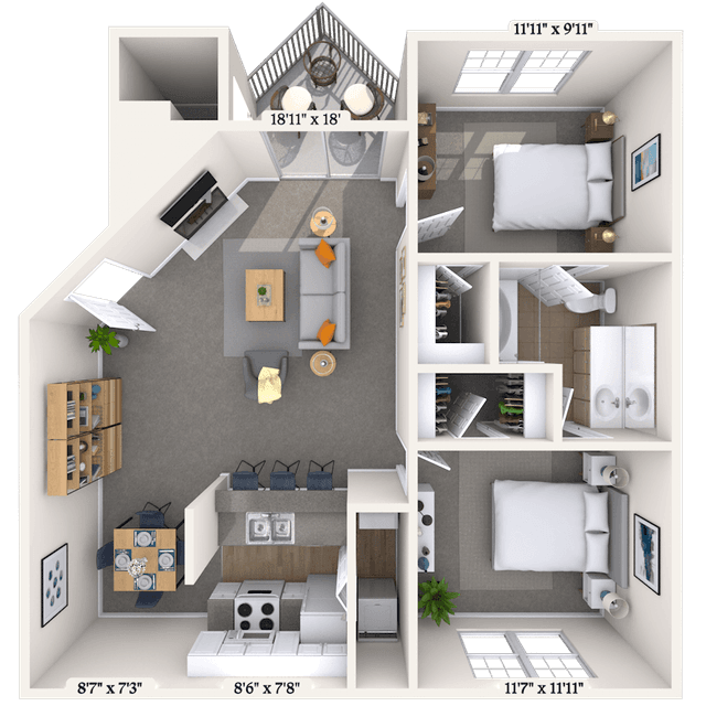 Floorplan image of unit 020513