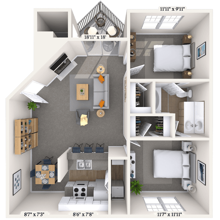 Floorplan image of unit 020622