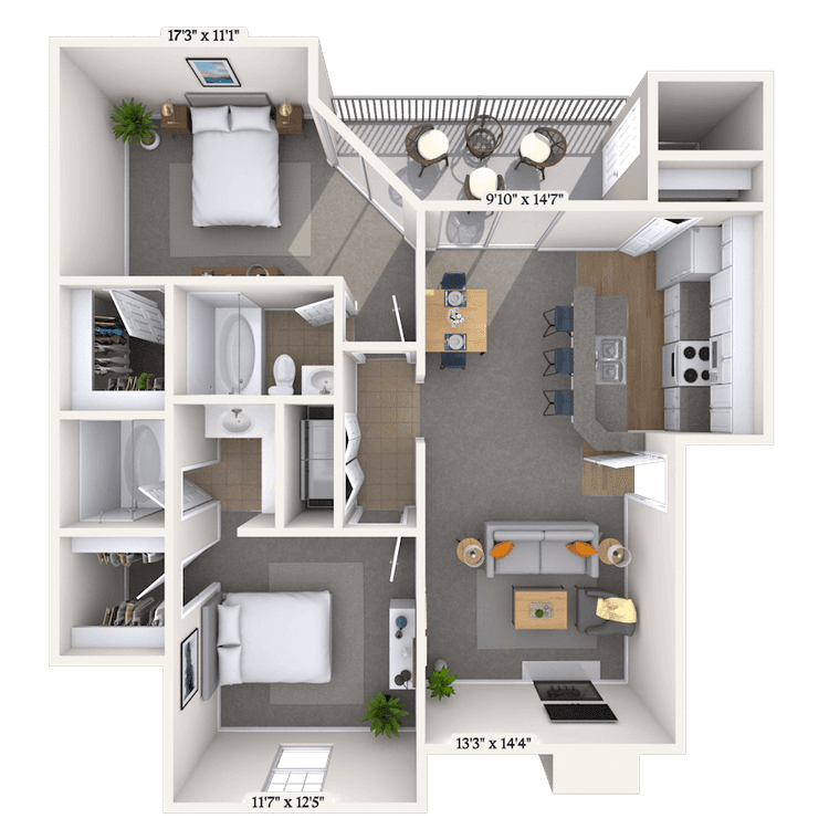 Floorplan image of unit 012021
