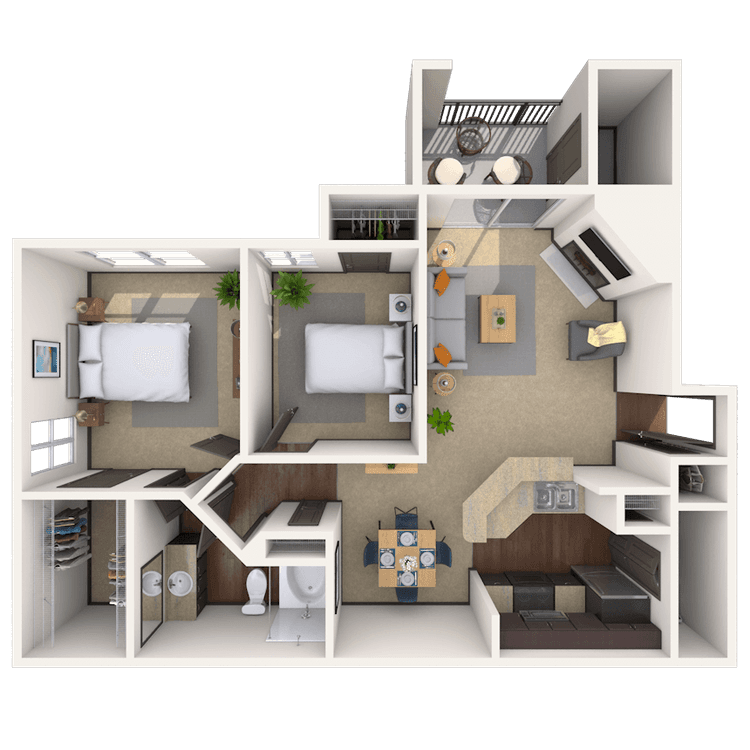 Floorplan image of unit 212121
