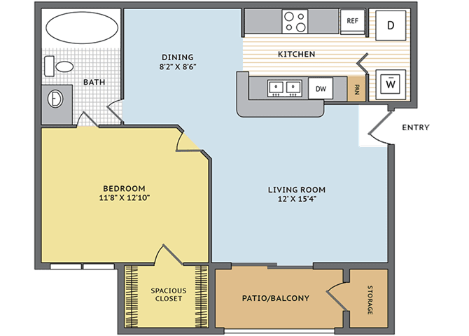 Floorplan image of unit 02213
