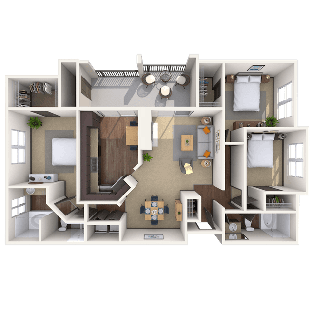 Floorplan image of unit 111131