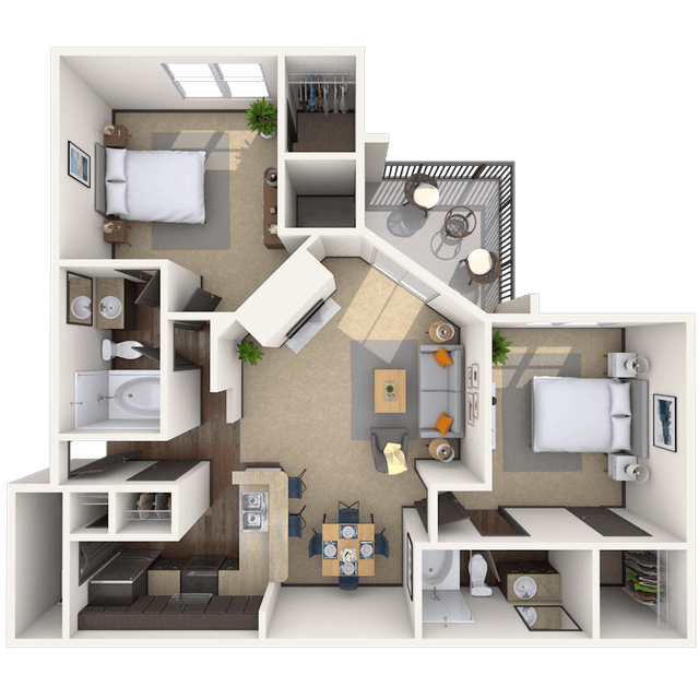 Floorplan image of unit 06633