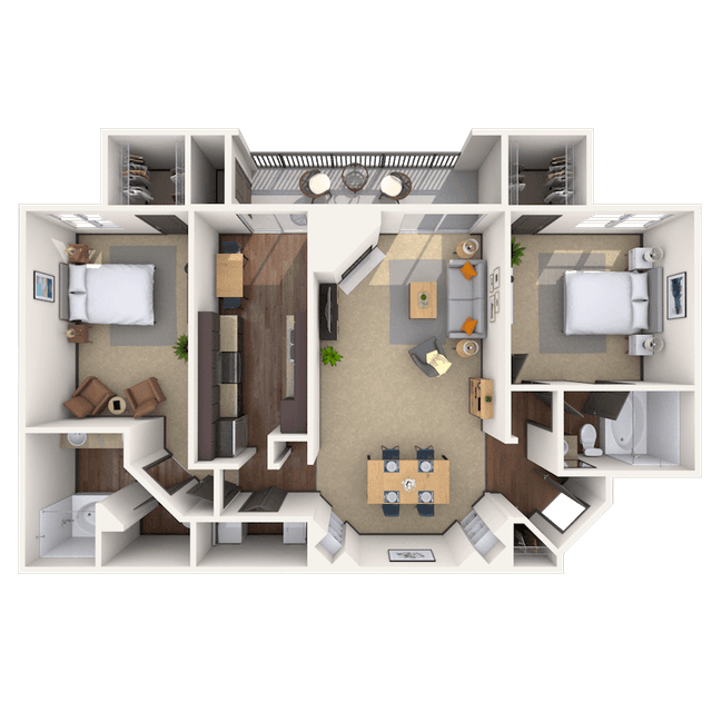 Floorplan image of unit 111136