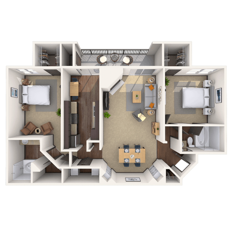 Floorplan image of unit 151515