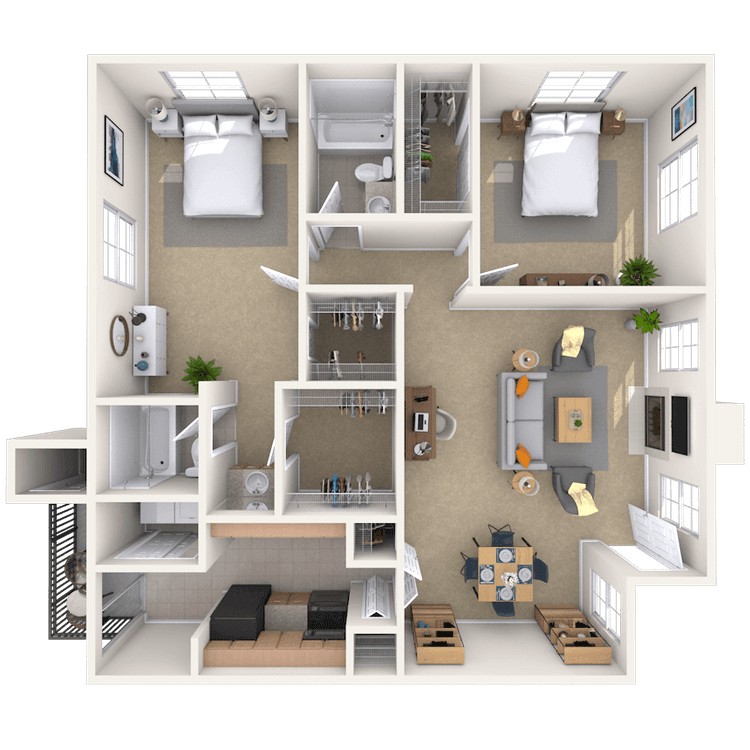 Floorplan image of unit 012202
