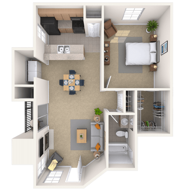 Floorplan image of unit 0120101A