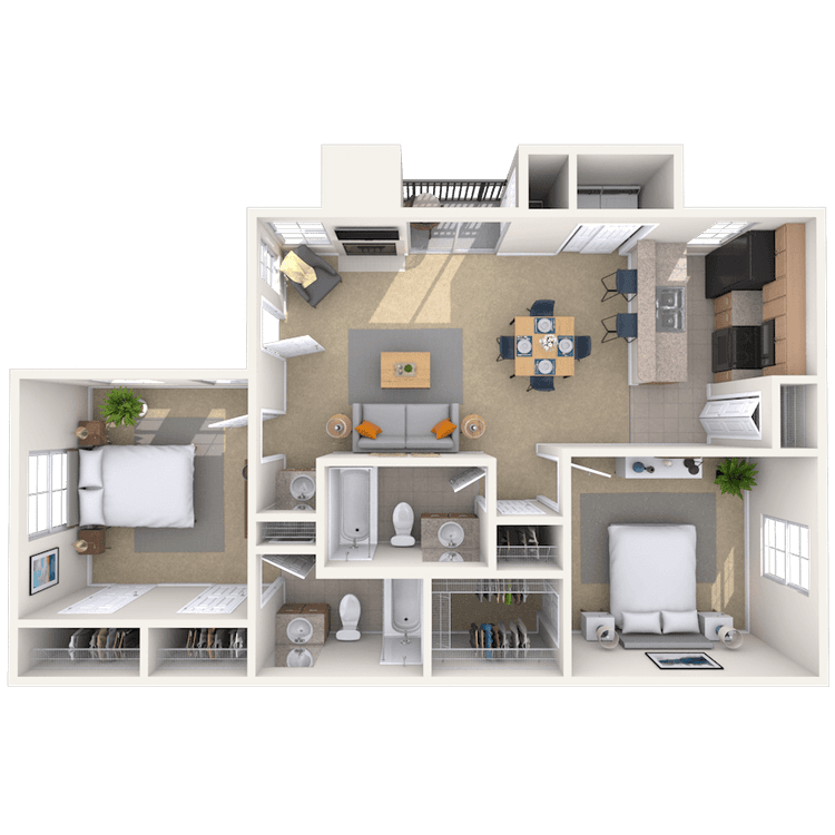Floorplan image of unit 0110106