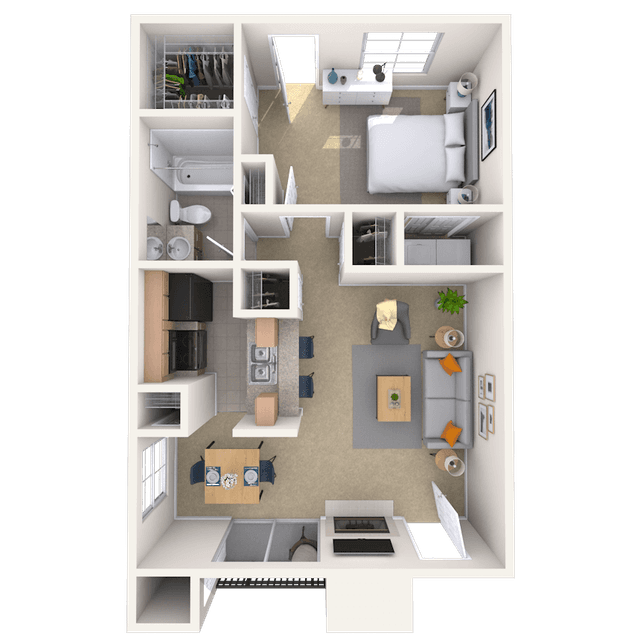 Floorplan image of unit 015102