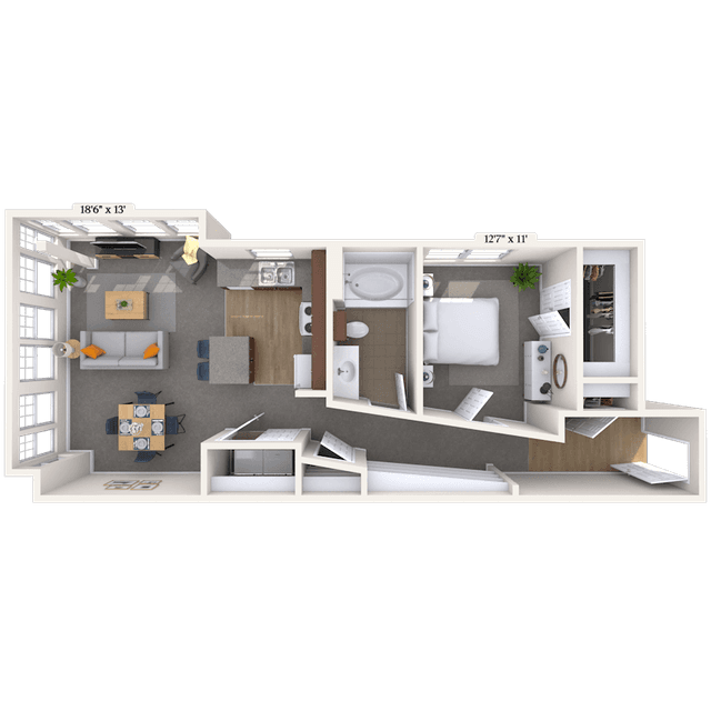 Floorplan image of unit 013215