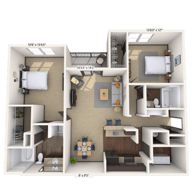 Floorplan image of unit 1313208