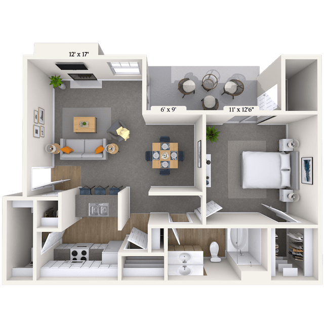Floorplan image of unit 060613