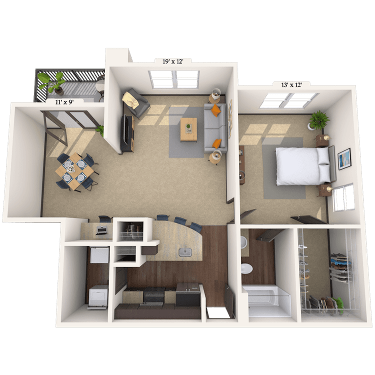 Floorplan image of unit 131336