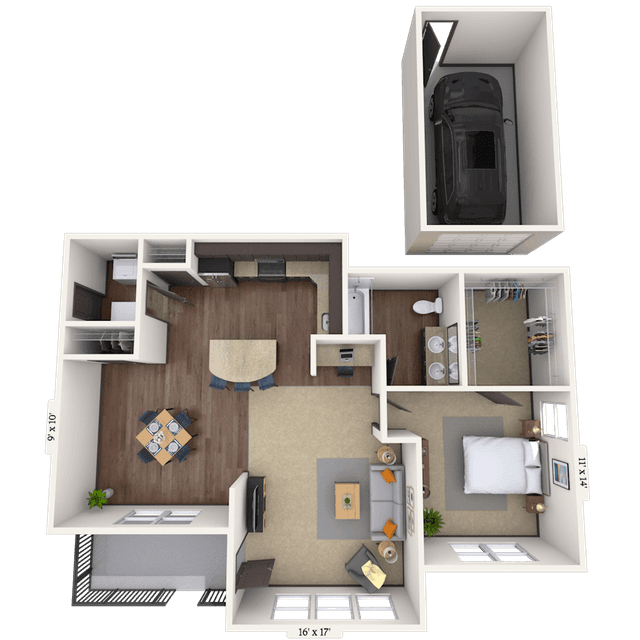 Floorplan image of unit 05516