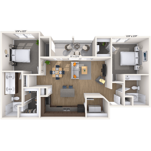 Floorplan image of unit 313128