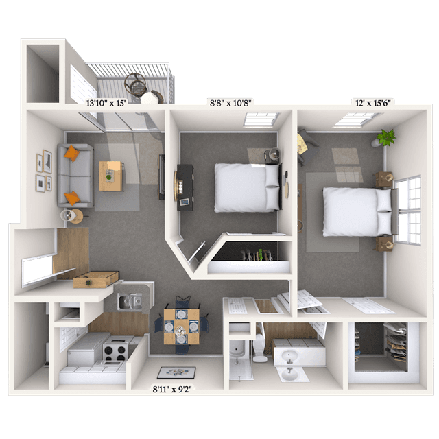 Floorplan image of unit 1111301