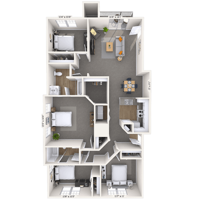 Floorplan image of unit 0505201