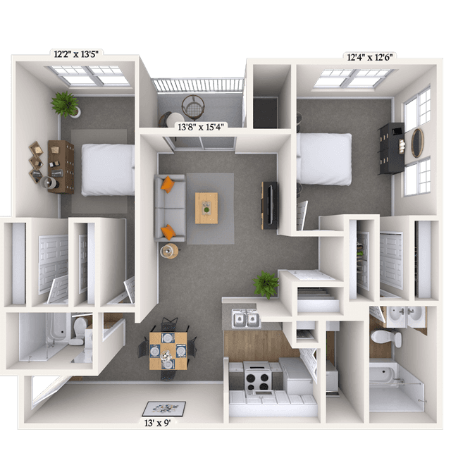 Floorplan image of unit 1616101