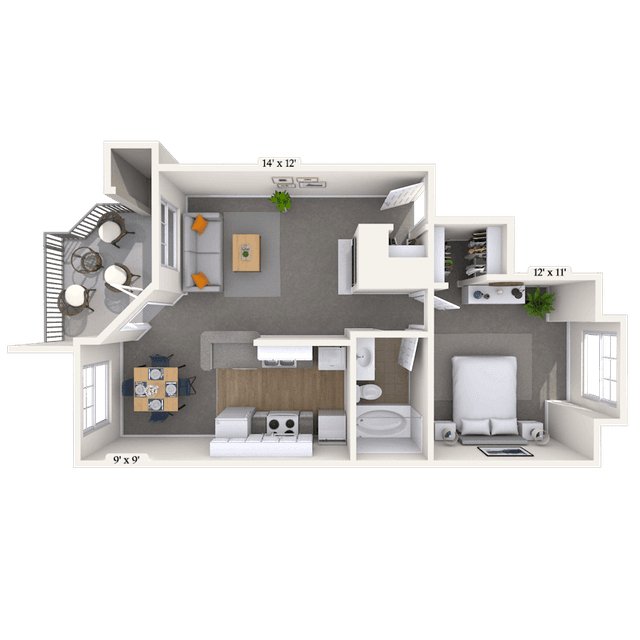 Floorplan image of unit 011233D