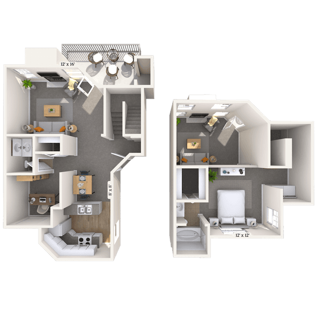 Floorplan image of unit 02272