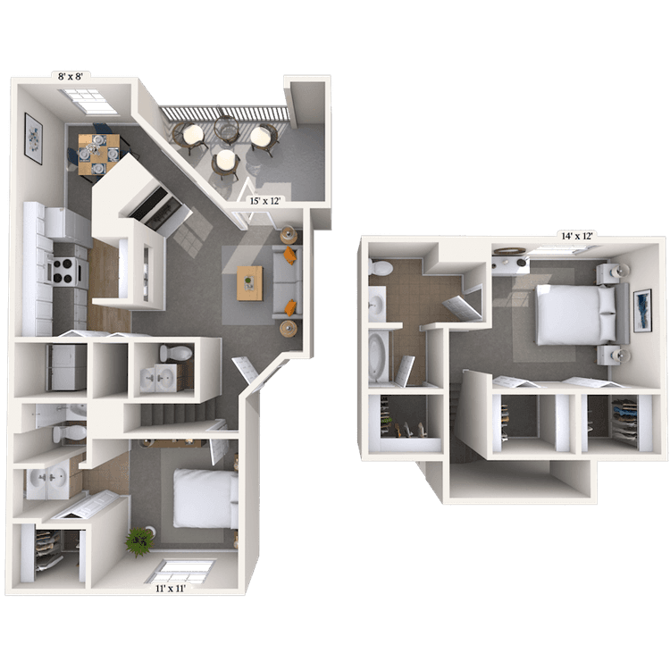 Floorplan image of unit 02221