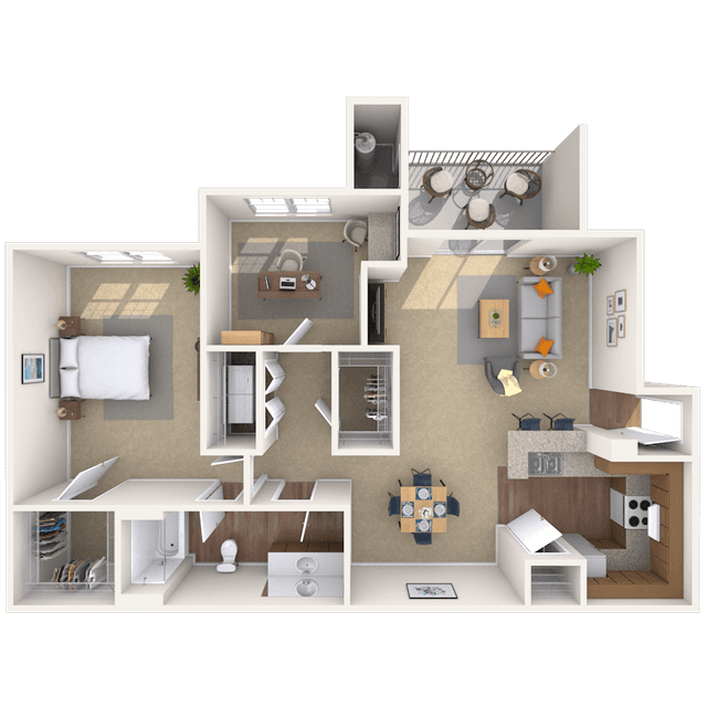 Floorplan image of unit 01224