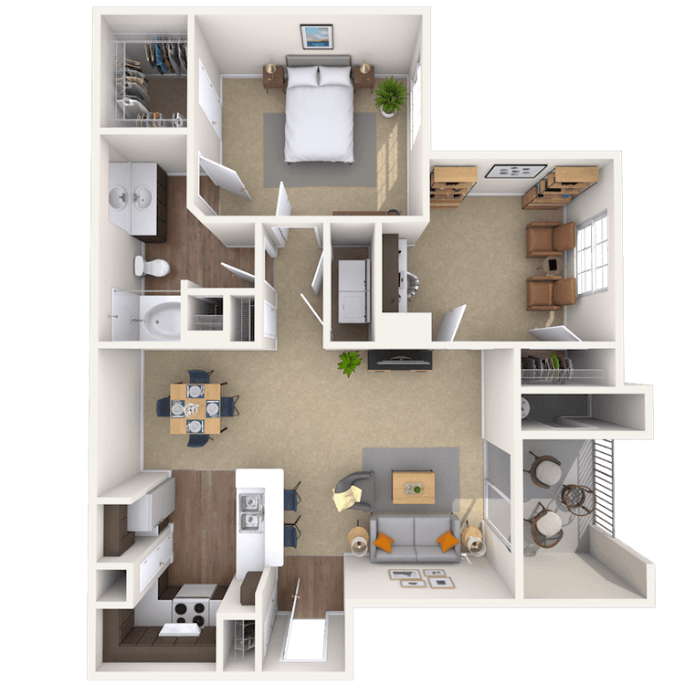 Floorplan image of unit 11203