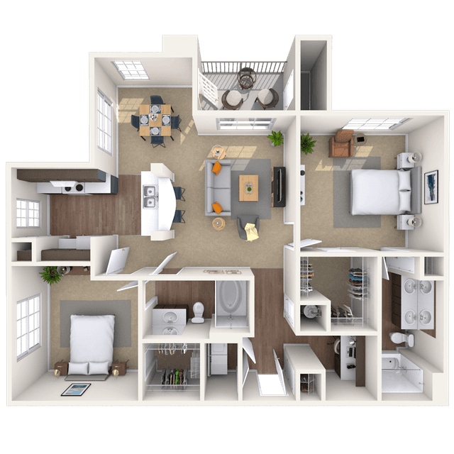 Floorplan image of unit 05108