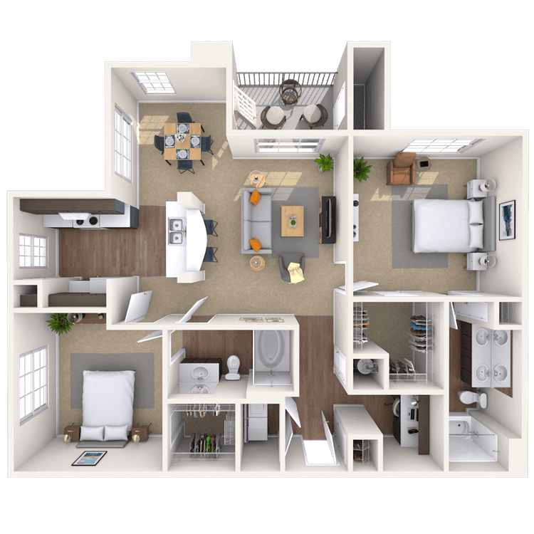 Floorplan image of unit 05301
