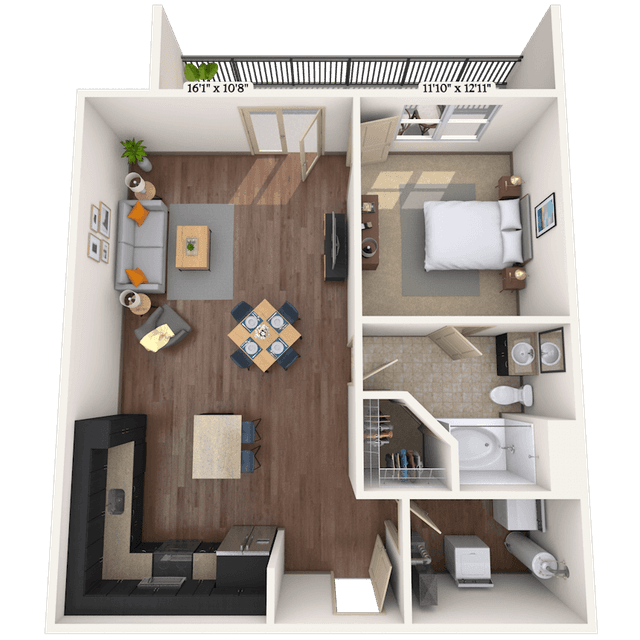 Floorplan image of unit 013093