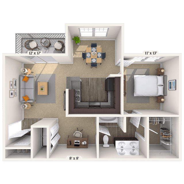 Floorplan image of unit 05513