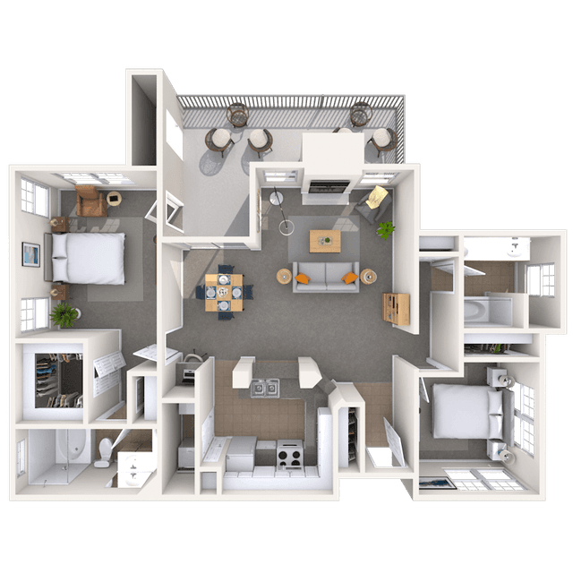 Floorplan image of unit 121230