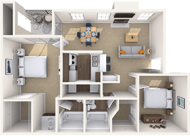Floorplan image of unit 050504