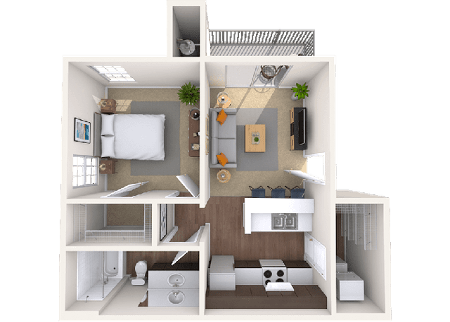 Floorplan image of unit 131301