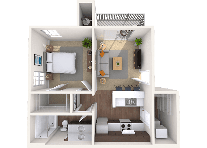 Floorplan image of unit 131305