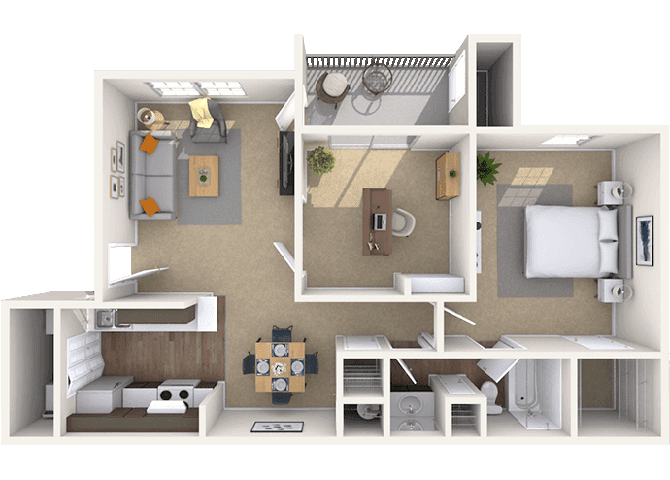 Floorplan image of unit 141405