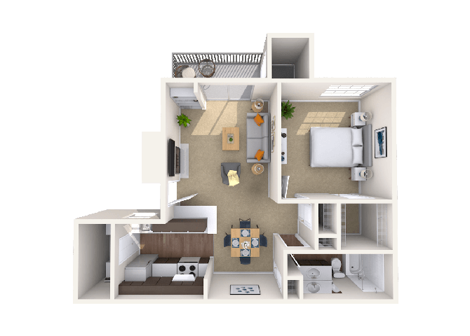 Floorplan image of unit 171706