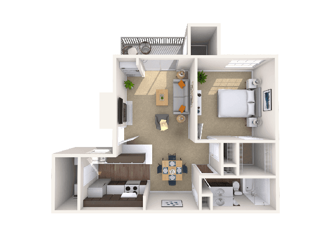 Floorplan image of unit 171716