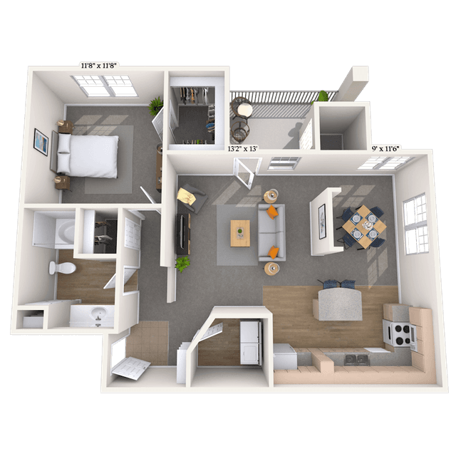 Floorplan image of unit 08812