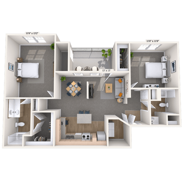 Floorplan image of unit 08826