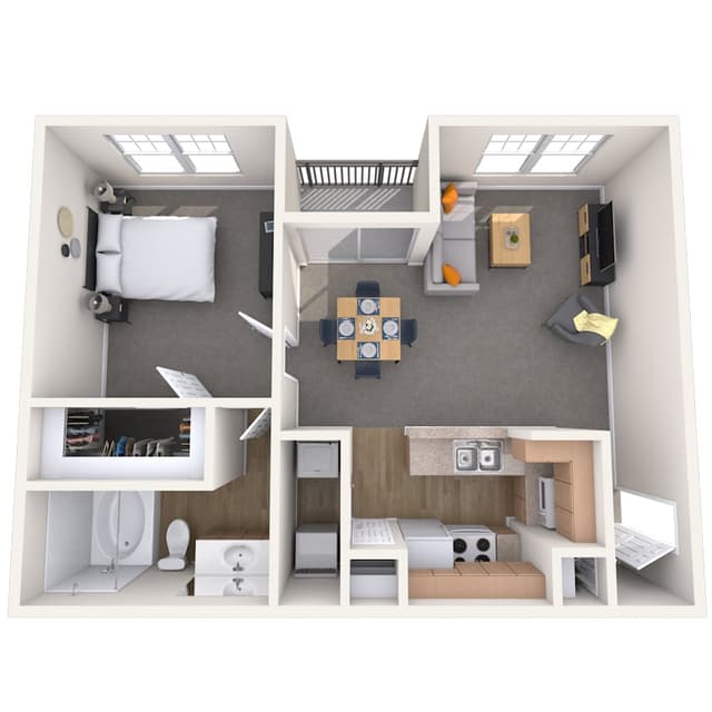 Floorplan image of unit 01236