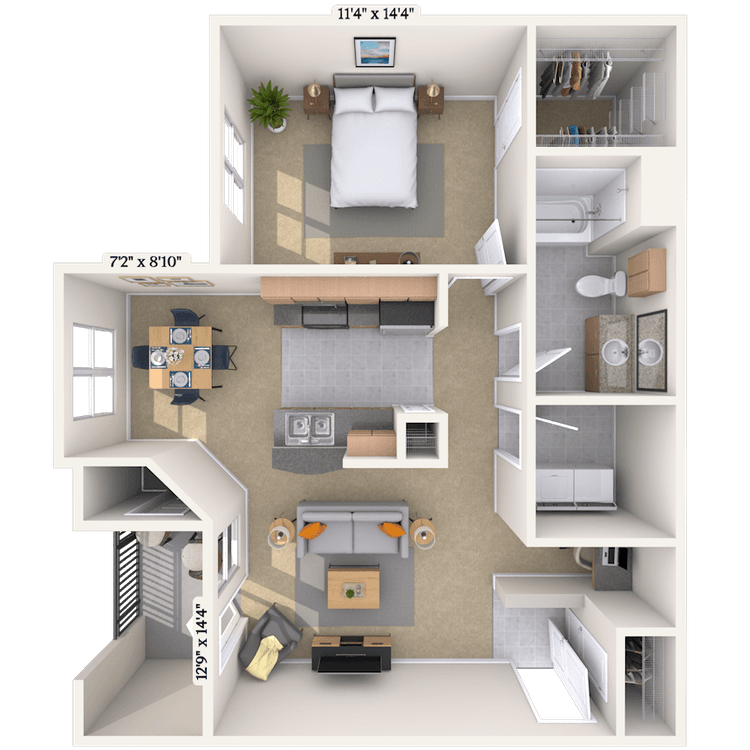 Floorplan image of unit 0505302