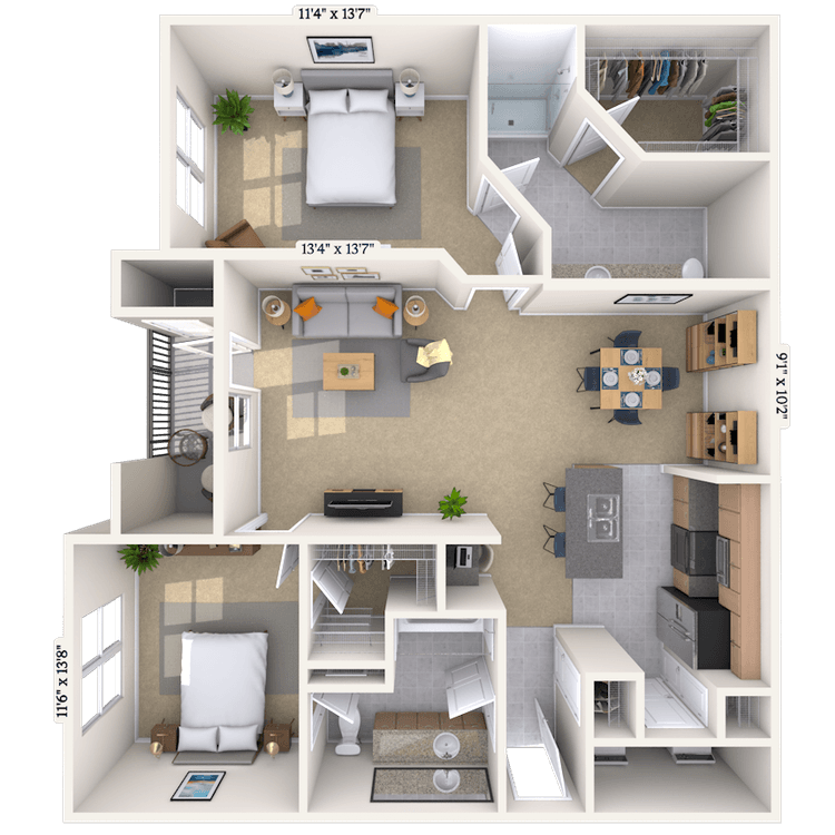 Floorplan image of unit 0808103